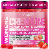 CNFHDI creatine gummies strawberry bottle for convenient pre-workout support.