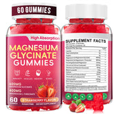 CNFHDI magnesium glycinate gummies bottle with strawberry flavor for relaxed muscles.