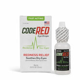 Code Red Eye Drops: gotero para alivio rápido al aplicar