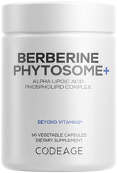 Codeage Berberine Phytosome bottle ready for daily wellness routine.