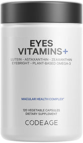 Codeage Eyes Vitamins AREDS2 bottle for daily eye support.