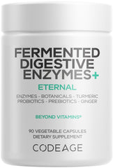Codeage Fermented Digestive Enzymes bottle for daily digestive support