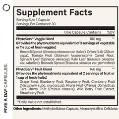 Codeage Five a Day capsule close-up highlighting compact, easy-to-take pill