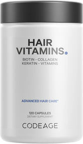 Codeage Hair Vitamins bottle for daily hair nourishment