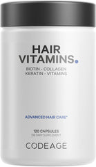 Codeage Hair Vitamins bottle for daily hair nourishment