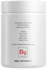 Codeage Kaempferia Parviflora root powder detail highlighting natural, non-GMO ingredients.