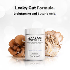 Codeage Leaky Gut probiotic blend with diverse live cultures.