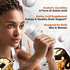 Codeage Liposomal Acetyl-L-Carnitine bottle back view with supplement facts.
