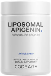 Codeage Liposomal Apigenin bottle ready for daily use and easy routine