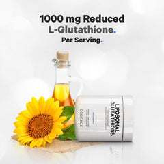 Codeage Liposomal Glutathione phospholipid delivery concept with non-GMO sunflower and lecithin.