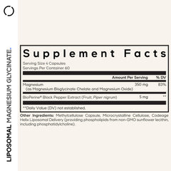 Codeage Liposomal Magnesium Glycinate capsules close-up for easy daily intake