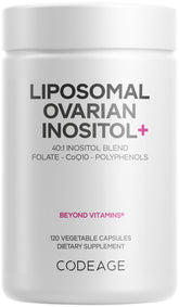 Codeage Liposomal Ovarian Inositol+ capsules show the 40:1 Myo-Inositol to D-Chiro-Inositol ratio