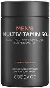 Codeage Men's Multivitamin 50 bottle front for daily nutrition.