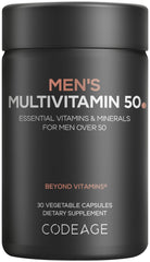 Codeage Men's Multivitamin 50 bottle front for daily nutrition.