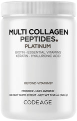 Codeage Multi Collagen bottle front, premium daily supplement for daily use.