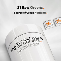 Codeage Multi Collagen Raw Greens 21 organic fruits and vegetables in one