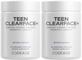 Codeage Teen Clearface bottle front indicating teen skin support