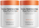 Codeage Teen Multivitamin bottle front showing vegan formula for teens
