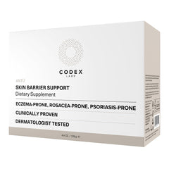 Codex Labs ANTÜ strawberry lemonade sachet in glass ready to dissolve for daily skin support