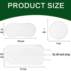 Compresas Cogetoro para tiroides: apoyo calmante alrededor del cuello.