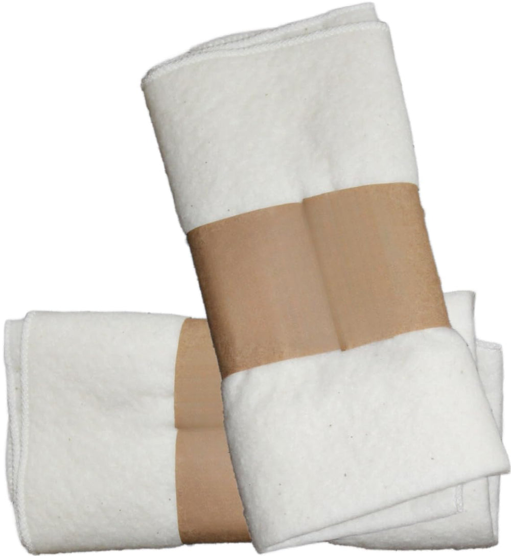 Cogetoro two-piece cotton flannel pack set laid out for castor oil use.
