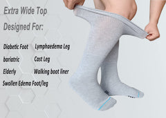COIYUFUX air cast walking boot socks with loose fit ease