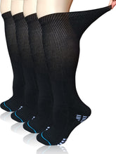 COIYUFUX extra-wide knee-high diabetic socks for bariatric feet with non-binding comfort