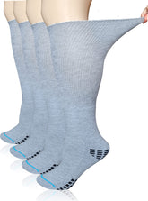COIYUFUX extra-wide knee-high diabetic socks for swollen feet and cast days