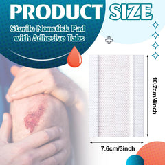 Colingmill 150-pack non-stick pads for multiple dressing changes