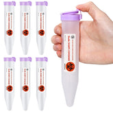 Colingmill travel sharps container purple six-pack for safe disposal on the go