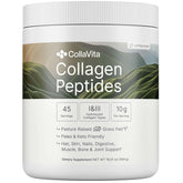 Colla Vita collagen peptides powder bottle ready to mix for joints and skin support.