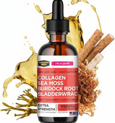 Collagen Mojo bottle and dropper for daily liquid collagen support.