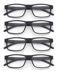 Colloddiss reading glasses in a four-pack with black frames for versatile daily wear.