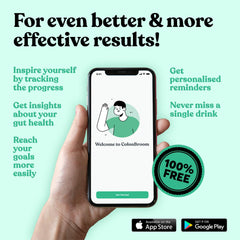 ColonBroom USA-made fiber powder tub for daily routine