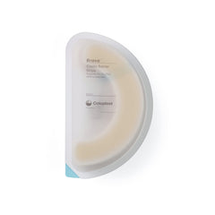 Coloplast Brava barrier strips elastic close-up demonstrates flexible fit along contours.