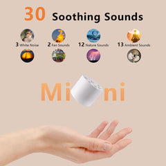 Color Noise Sleep Sound Machine offers 30 soothing sounds for relaxation.