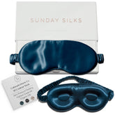 SUNDAYSILKS 3D contoured sleep mask with eye cups for lash extensions, darkening without pressure