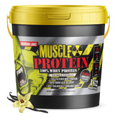 COLOSSAL LABS Muscle Whey Vanilla bottle for post-workout protein support