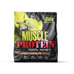 Colossal Labs whey protein powder 5lb chocolate bottle front for post-workout recovery