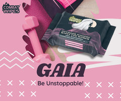 Combat Wipes Gaia biodegradable material for eco-friendly outdoors