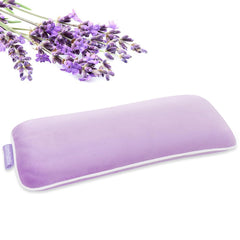 Comfheat lavender-weighted eye pillow delivers soothing warmth for relaxation.
