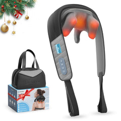 COMFIER 4D neck massager with deep tissue nodes delivers targeted relief at home