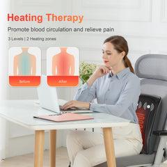 COMFIER back massager with detachable flaps, easy cleaning and storage.
