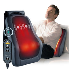 COMFIER cordless back massager targets neck and shoulders for relaxation.