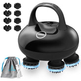 COMFIER cordless head massager with 8 claws for deep scalp kneading and relaxation.