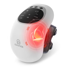COMFIER cordless knee massager with heat in use for targeted relief.