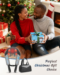 COMFIER cordless neck massager with 2500mAh battery for travel use.