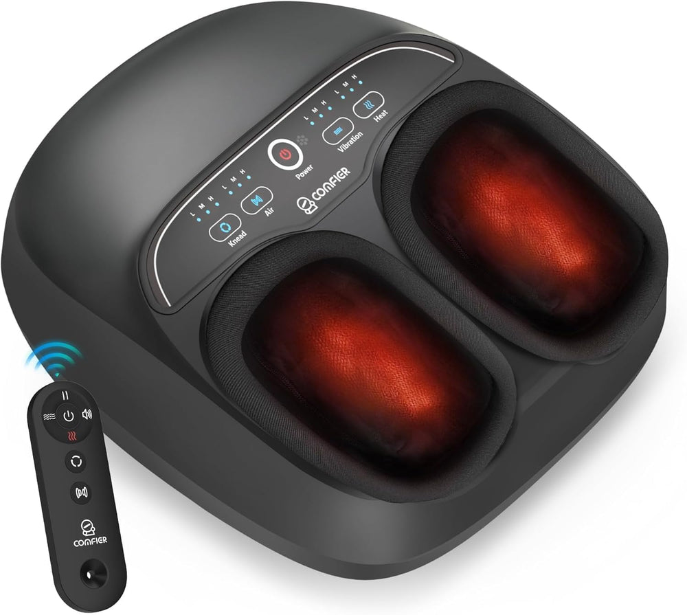 COMFIER foot massager with remote control for convenient, hands-free relaxation