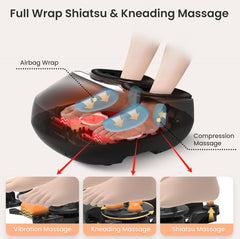 COMFIER foot massager shiatsu on heels targets tense heel areas