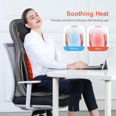 COMFIER rolling back massage along the spine provides broad coverage.